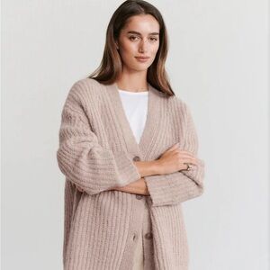 NWT Jenni Kayne Cocoon Cardigan in Taupe - Small